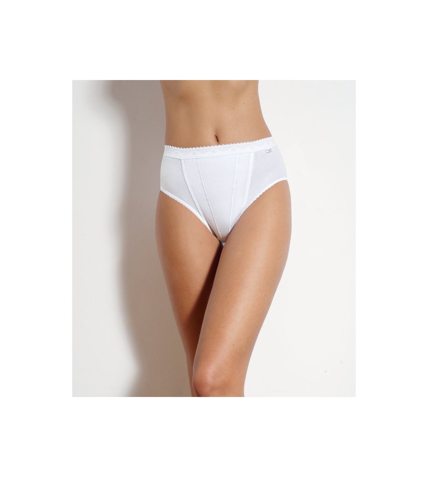 Slip Sloggi Control Tai blanc Lingerie Sipp