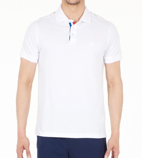 Louis white short sleeve polo