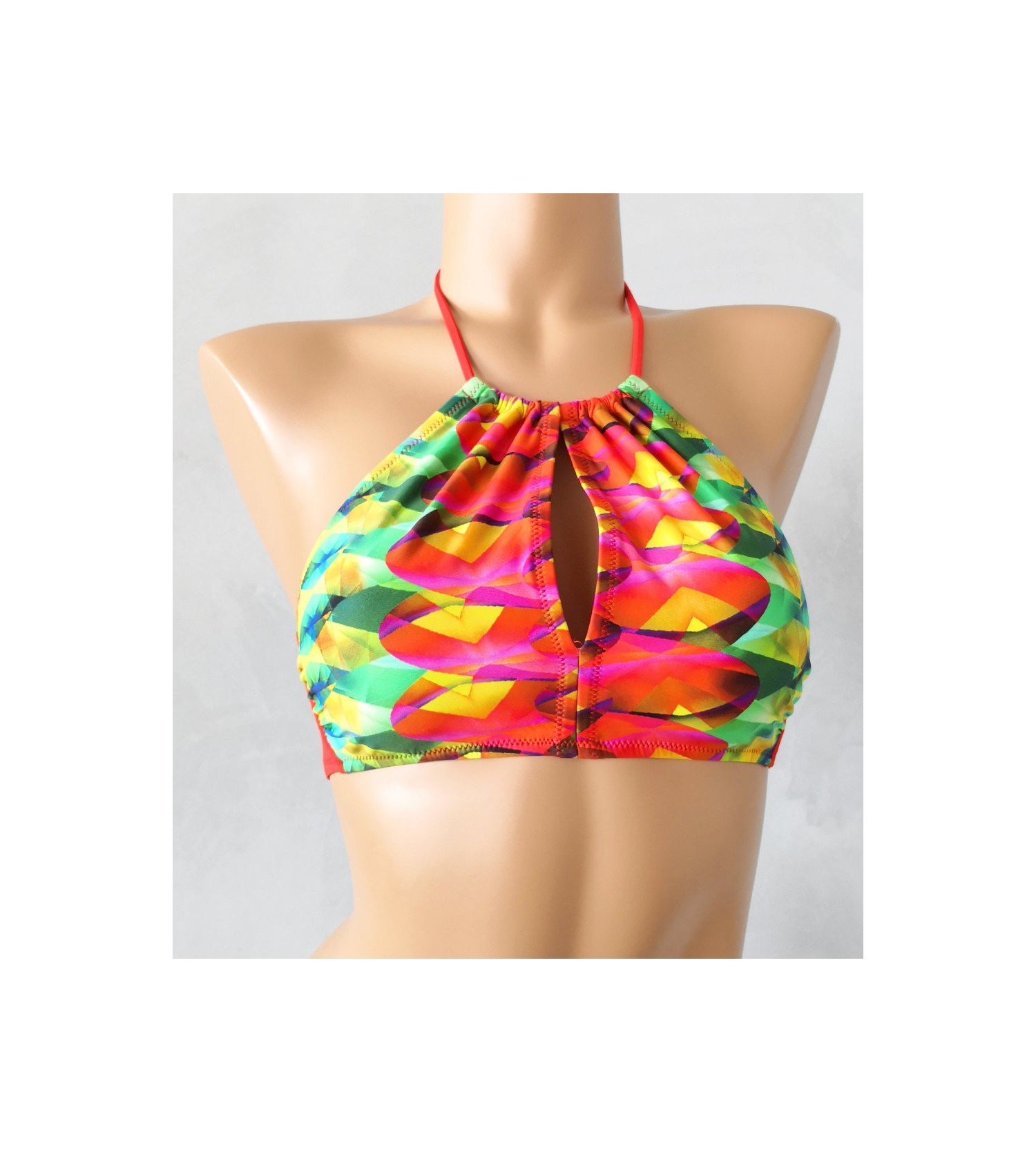 Maillot De Bain 2 Pièces Antigel Lise Charmel - Haut FR95C/EU80C & Bas FR42, Bonnets Coques Rembourrés