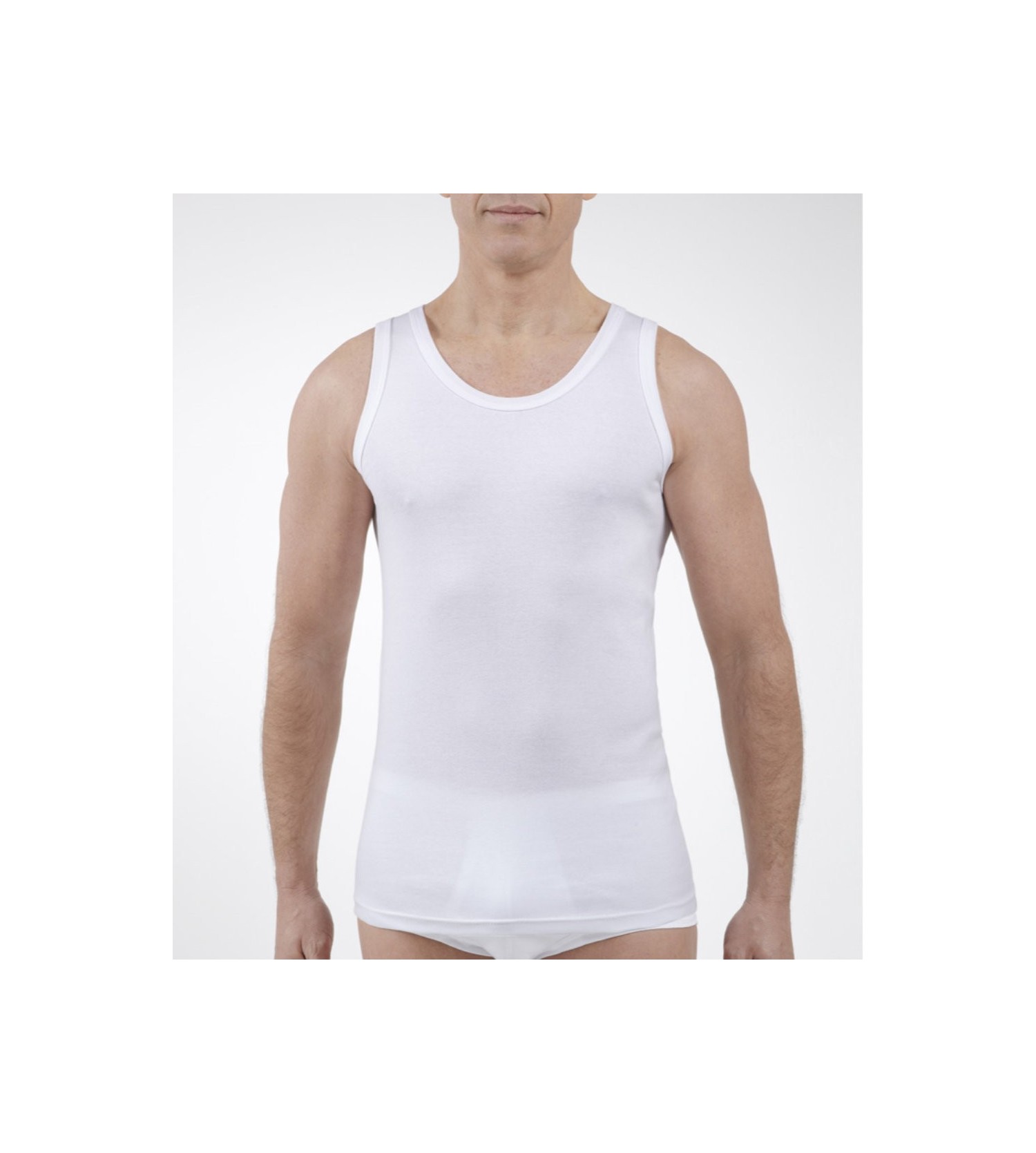 Pack de 3 x Sous Vêtement pour Homme 100%coton - Blanc