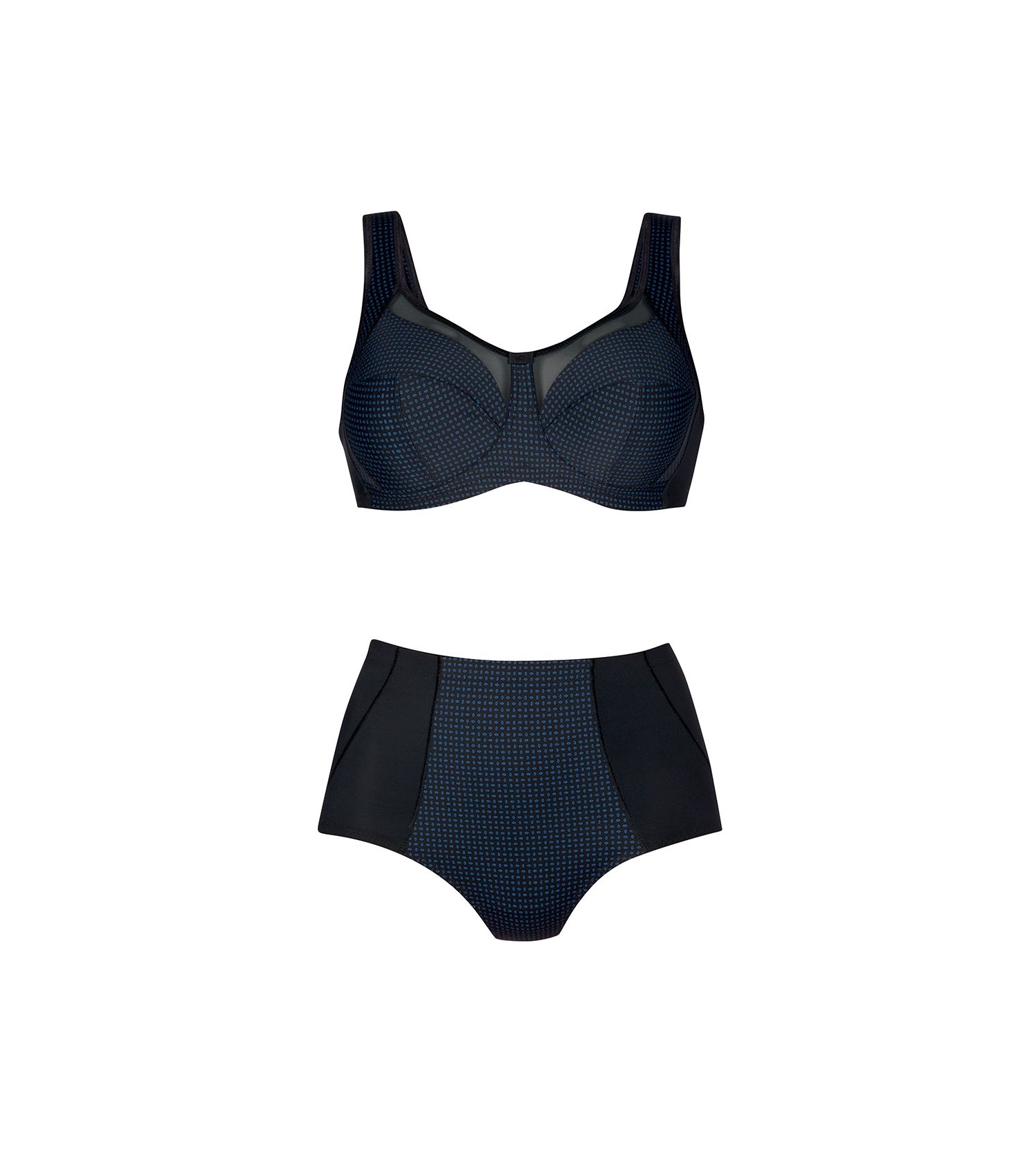 Reggiseno Modellante Anita Clara Art Body Donna - Stampa Floreale, Décolleté Semitrasparente