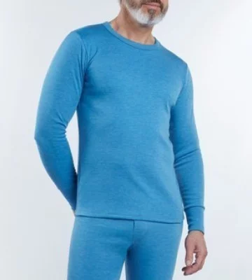 T-shirt ML isolant Thermojet homme BLEU