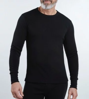 T-shirt ML isolant Thermojet homme NOIR