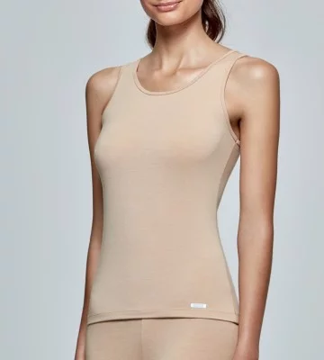 Débardeur femme Thermo beige