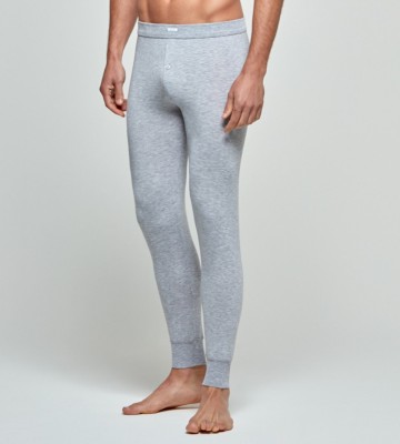Legging man anti-cold thermo gray