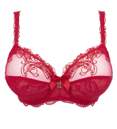 Bra nursing evening of red...