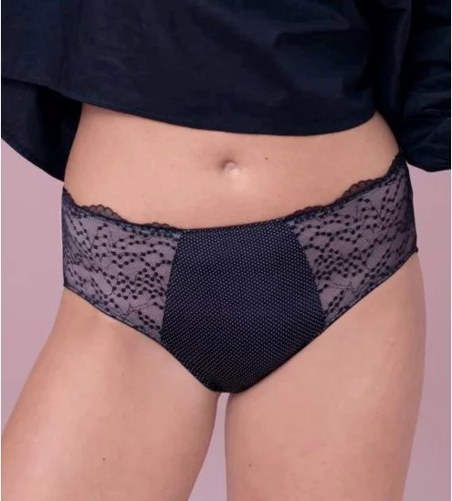 Orely black embroidered...