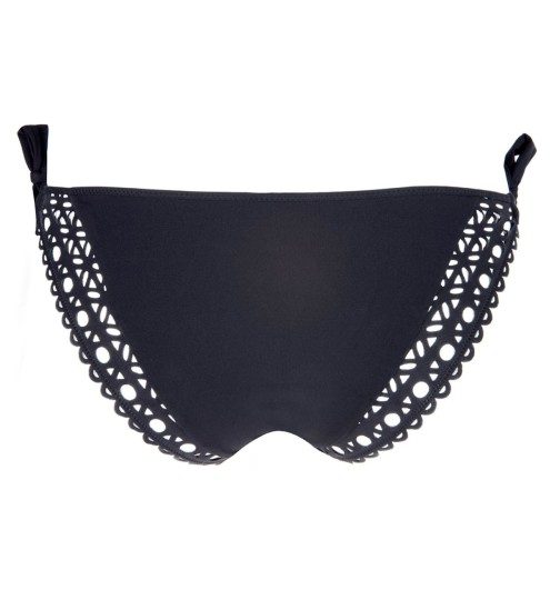 Bath brief ADILEAVY black seam