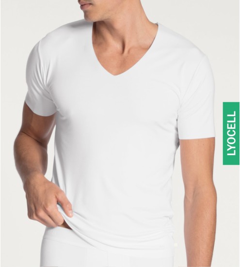 Tencel Clean Line Weißes...