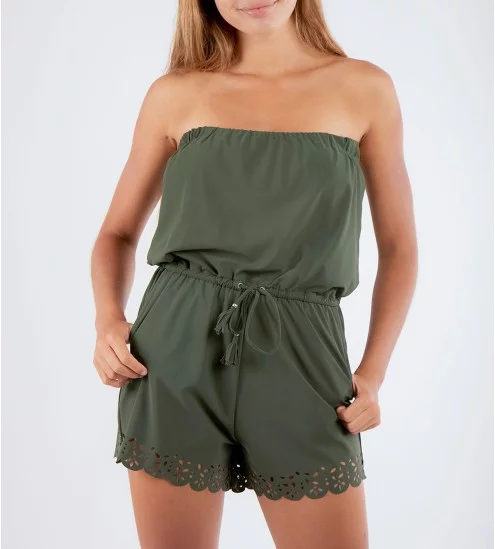 Combishort bandeau ajouré...