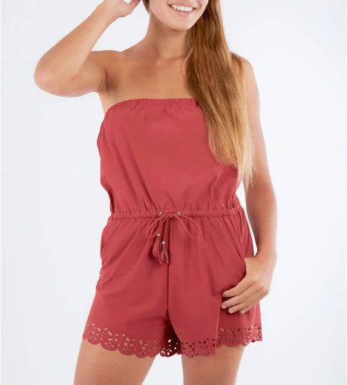 Combishort bandeau ajouré...
