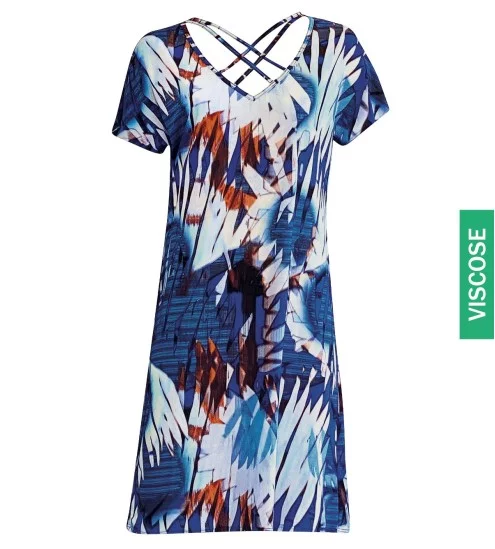 Robe de plage imprimé Ocean...