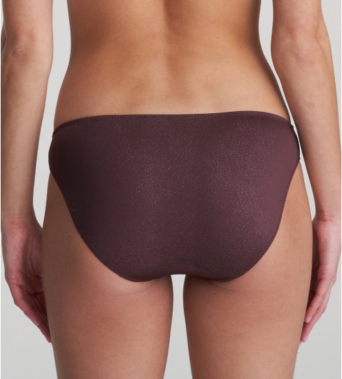 Slip brésilien Tom Aubergine