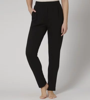 Pantalon droit Lounge-Me Climate Black