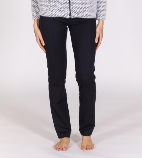 Black interior pants