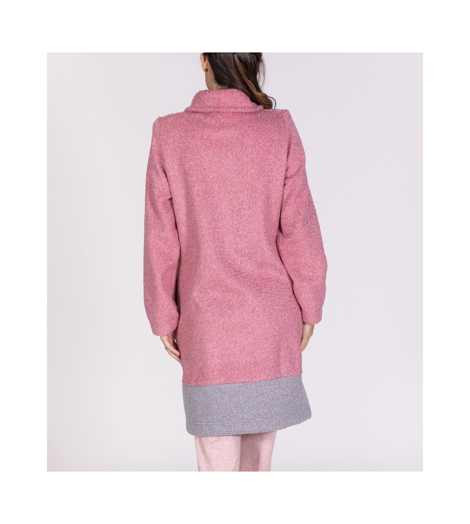 Robe de chambre boutonn?�e haut de gamme pour femme