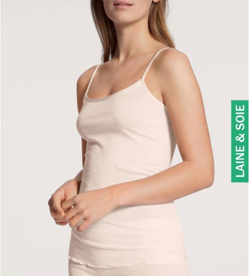 Top wool and silk with fine...