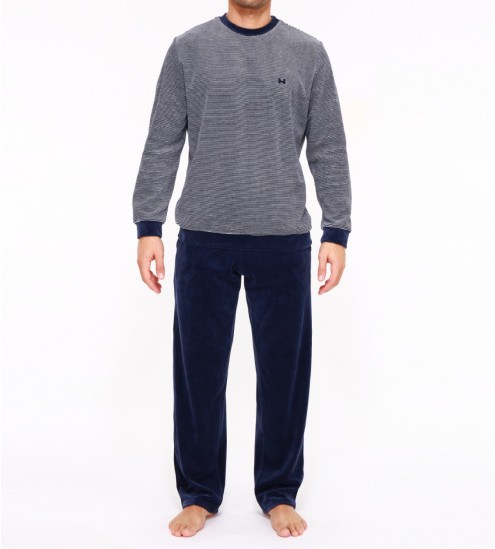 Ensemble Survêtement Homme à Capuche - Polaire, Zip Complet, Confort Hiver, Style Décontracté Intérieur/Extérieur