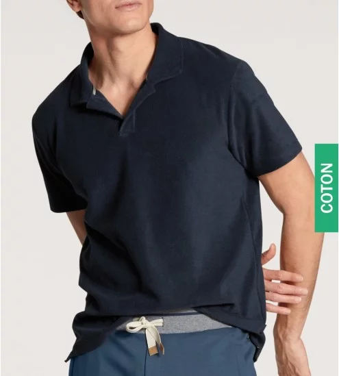 Polo en coton éponge...