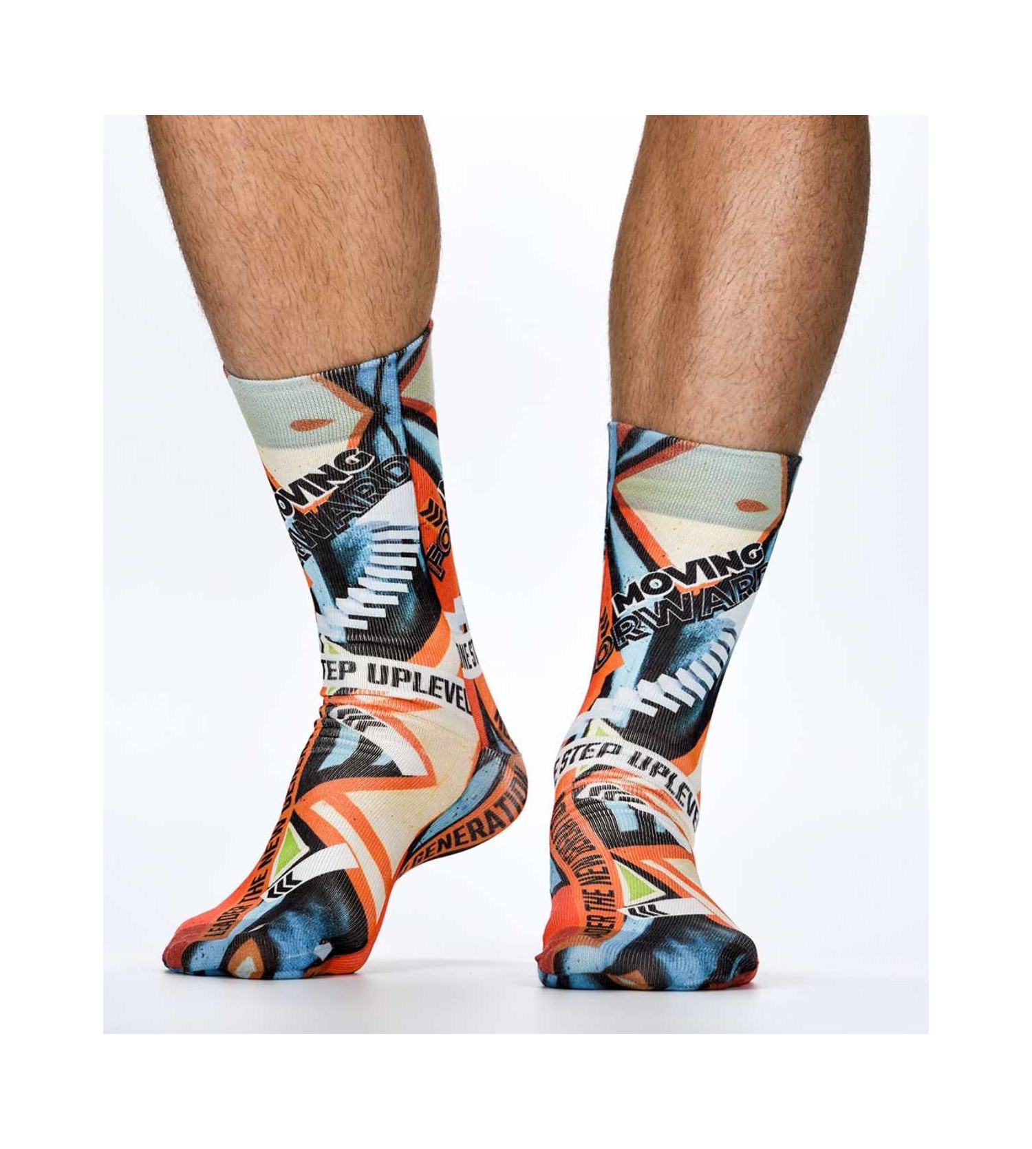 Chaussettes homme imprimé Moving Up WIGGLESTEPS