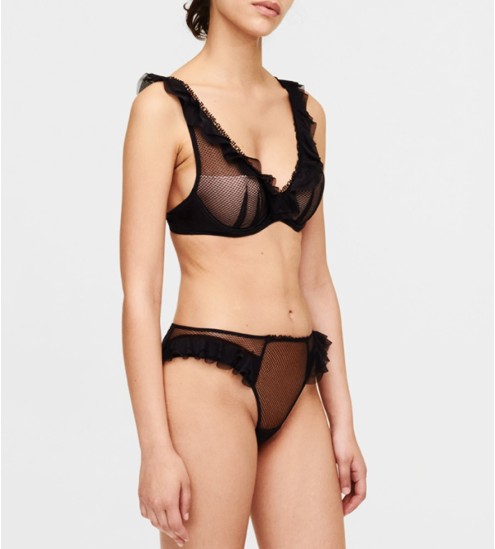 Body String Push-up Chantal Thomass Badinage - Noir Taille 95B | Neuf Sans étiquettes