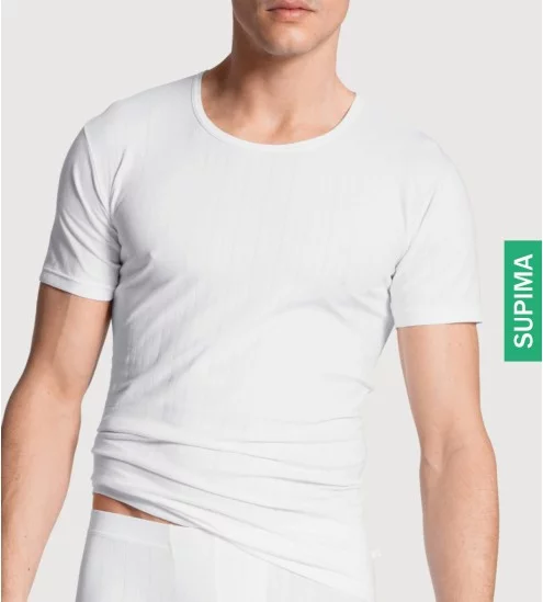 T-shirt col rond Pure &...