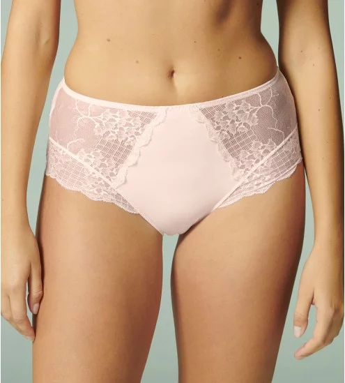 Hohe Taille Höschen Rosa...