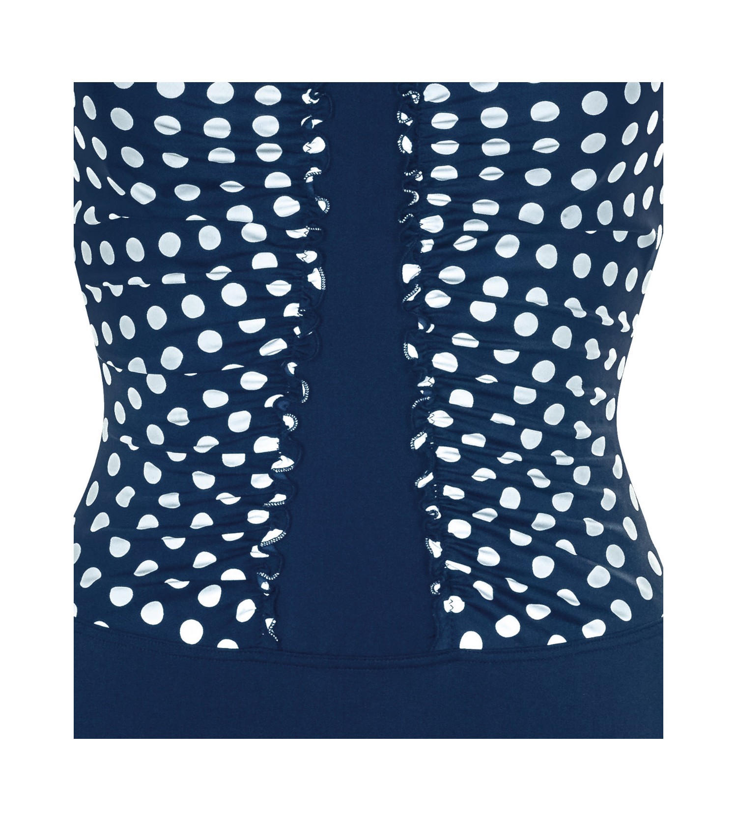 Maillot De Bain Une Pièce Femme Tulle Col V - Gainant Froncé Avec Sarong, Manches Courtes, Contrôle Ventre