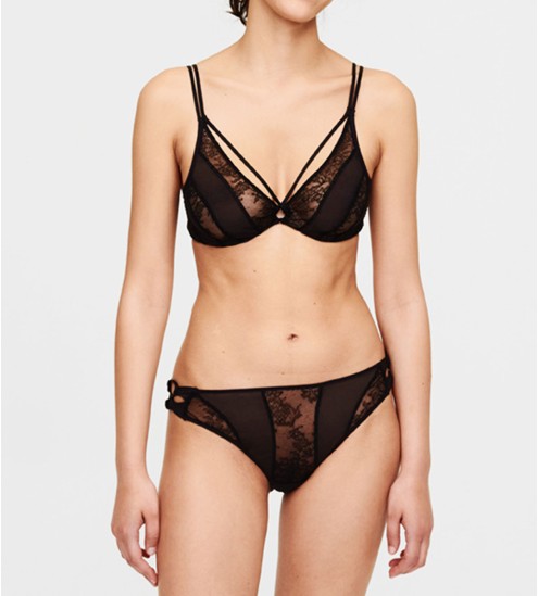Soutien-gorge plongeant Mystery NOIR