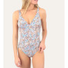 Maillot 1P fleuri Scala Lilas 64