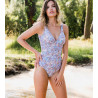 Maillot 1P fleuri Scala Lilas 64