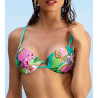 Haut de bikini coque Splendeur Pink Orchidée