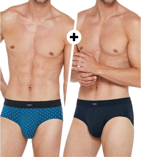 Lot de 2 slips en coton...