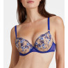Soutien-gorge push-up brodé Idylle Les Mots Bleus