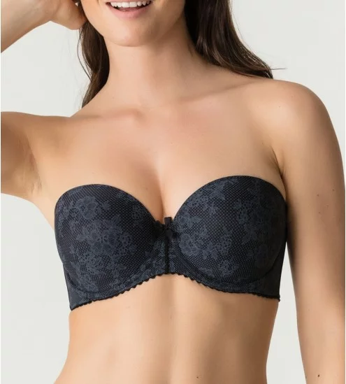 Soutien-gorge bandeau grande taille NOIR