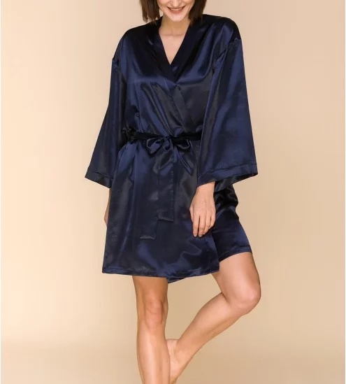 Kimono in satinierter...