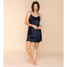Nuisette en satin Dark Navy 310