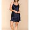 Nuisette en satin Dark Navy 310