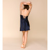 Nuisette en satin Dark Navy 310