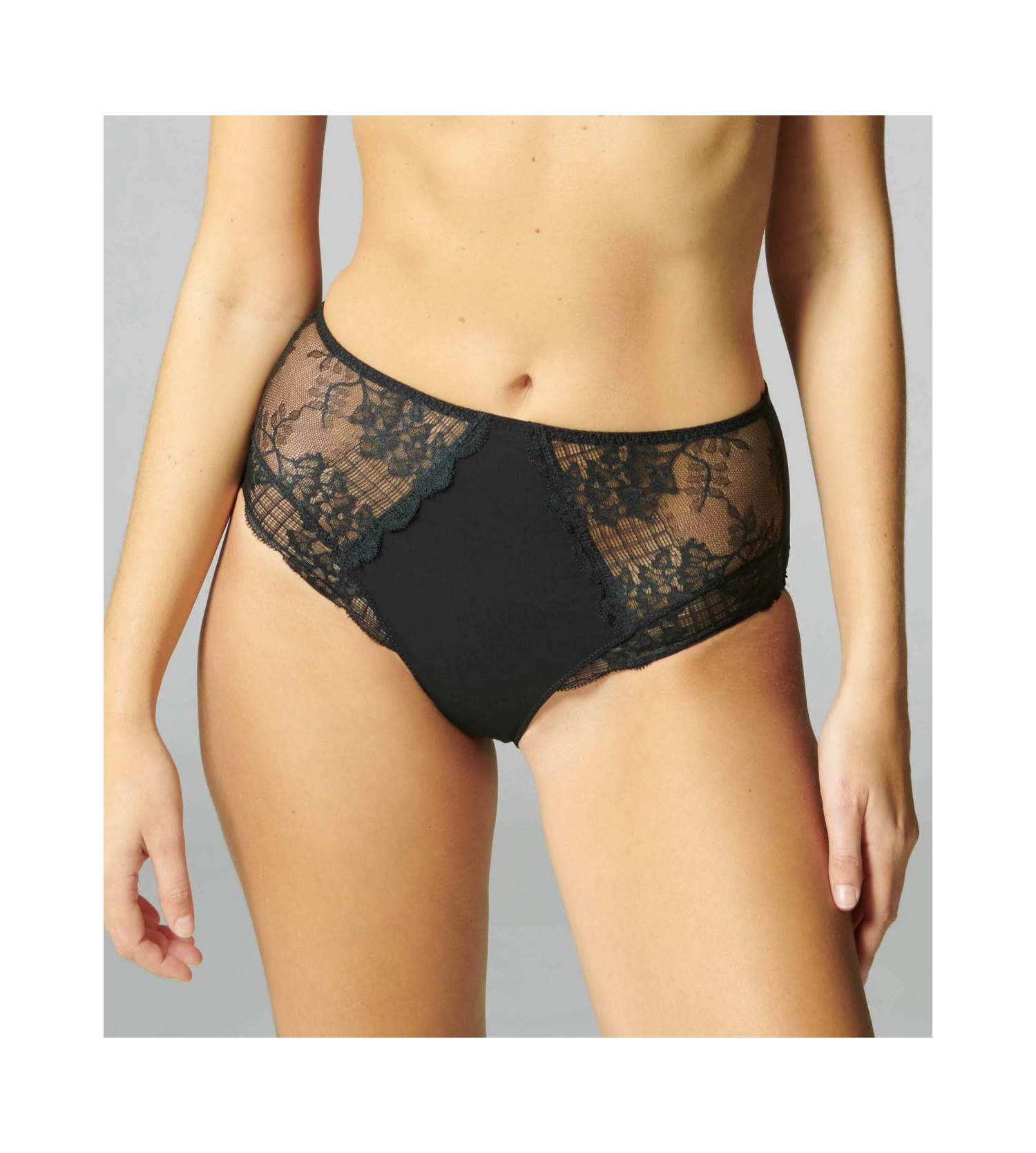 Culotte noire taille haute shop