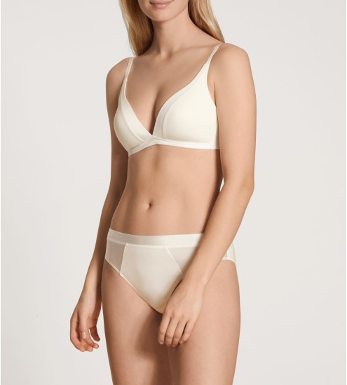 Slip avec bords en satin Cate IVOIRE 911