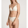 Slip avec bords en satin Cate IVOIRE 911