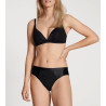 Slip avec bords en satin Cate NOIR 992
