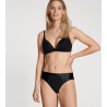 Slip avec bords en satin Cate NOIR 992