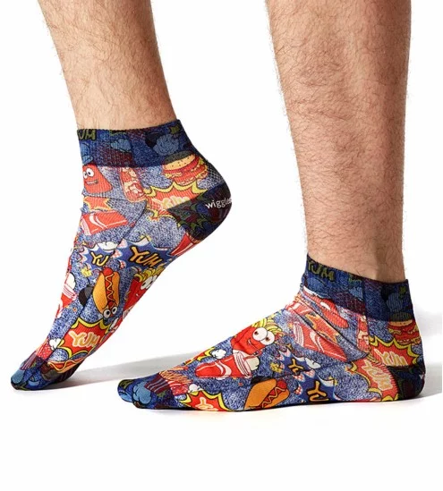 Soquettes sneaker homme Yummi IMPRIME