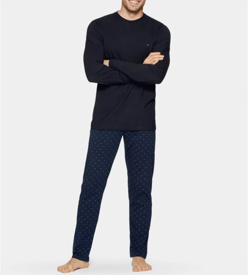Pyjama homme en coton imprimé BLO10 Orage
