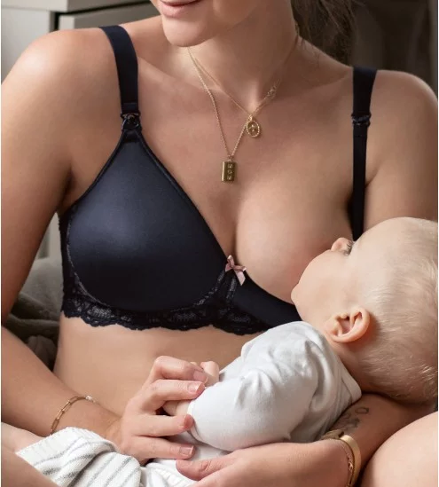 Soutien-gorge d'allaitement facile 001 Noir