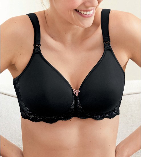 Soutien-gorge d'allaitement facile 001 Noir
