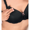 Soutien-gorge d'allaitement facile 001 Noir