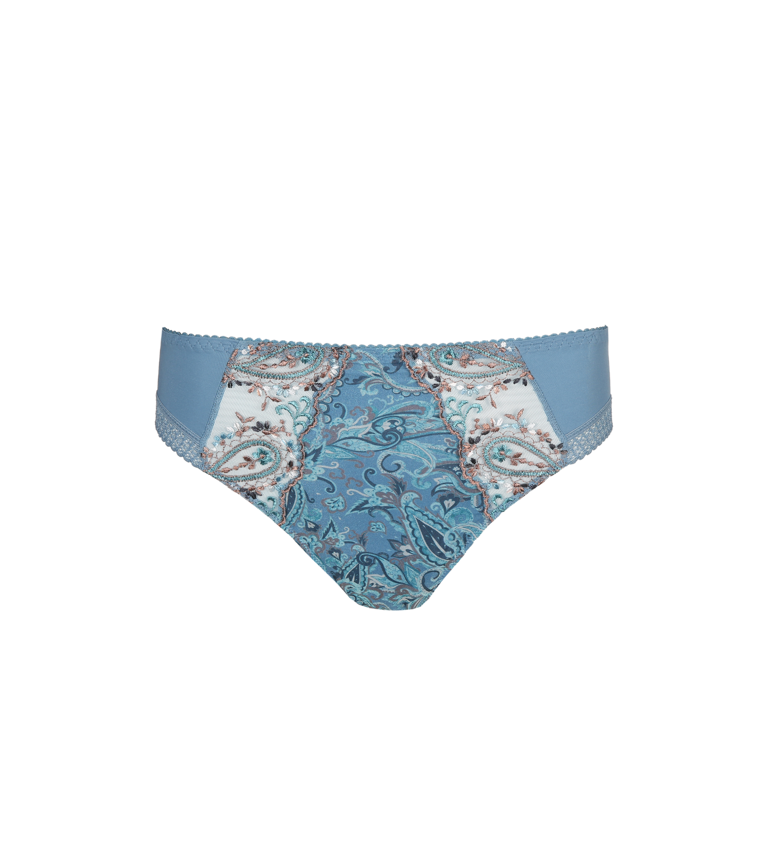 Slip bresilien Alalia Automn Blue Prima Donna Lingerie Sipp